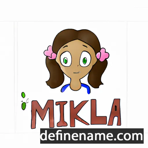 Mikkaela cartoon