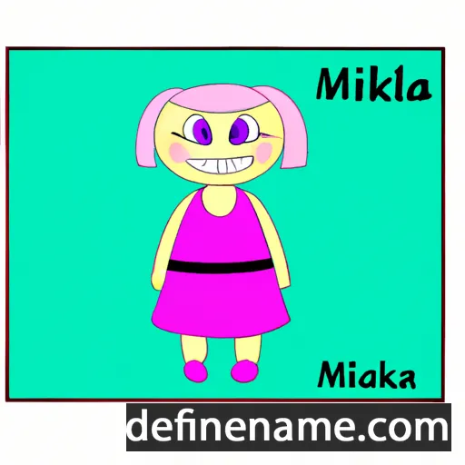 Mikkalína cartoon