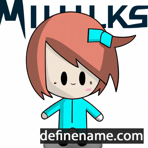 cartoon of the name Mikus