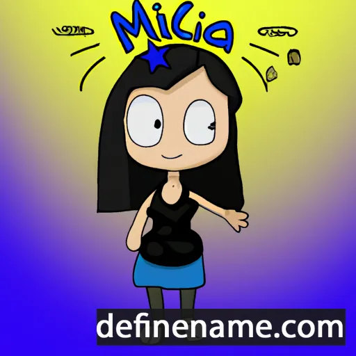 cartoon of the name Milca