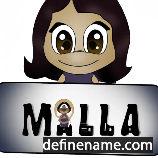 cartoon of the name Milea