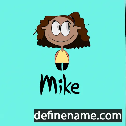 cartoon of the name Mileka