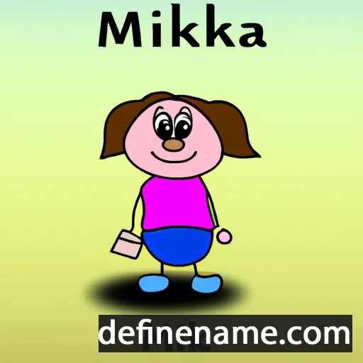 cartoon of the name Milenka