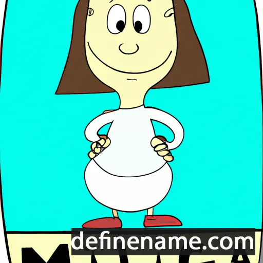 cartoon of the name Milga