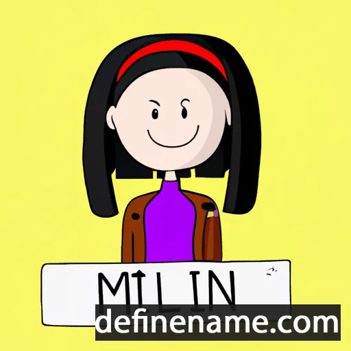 cartoon of the name Miliani