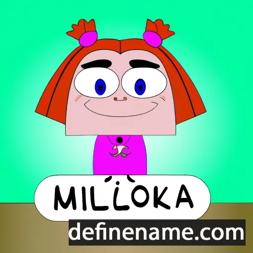 Milikona cartoon