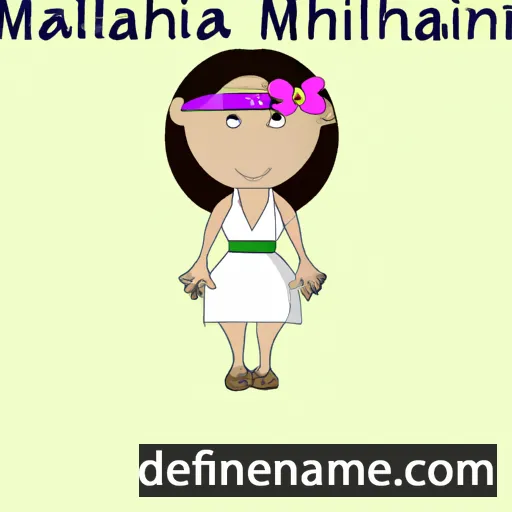 cartoon of the name Mililani