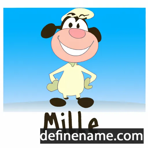 cartoon of the name Milkele