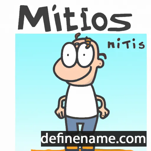 cartoon of the name Miltos