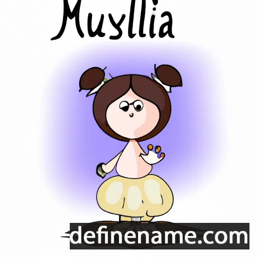 cartoon of the name Milusya