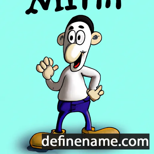 cartoon of the name Milutin