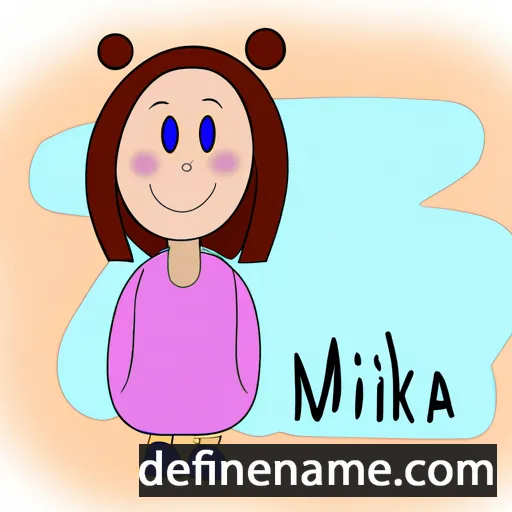 cartoon of the name Mimka