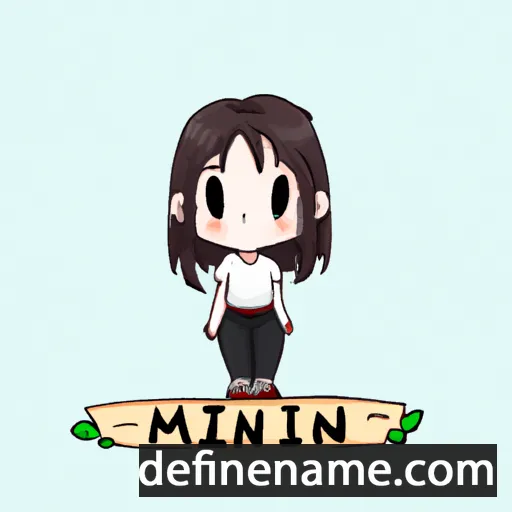 cartoon of the name Minami