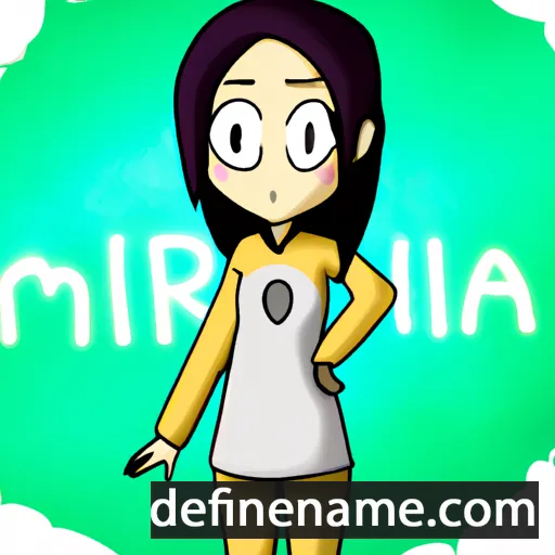 cartoon of the name Minaru