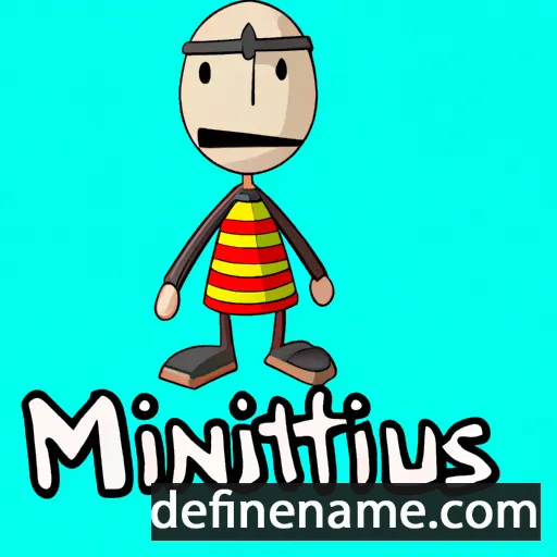 cartoon of the name Minatus