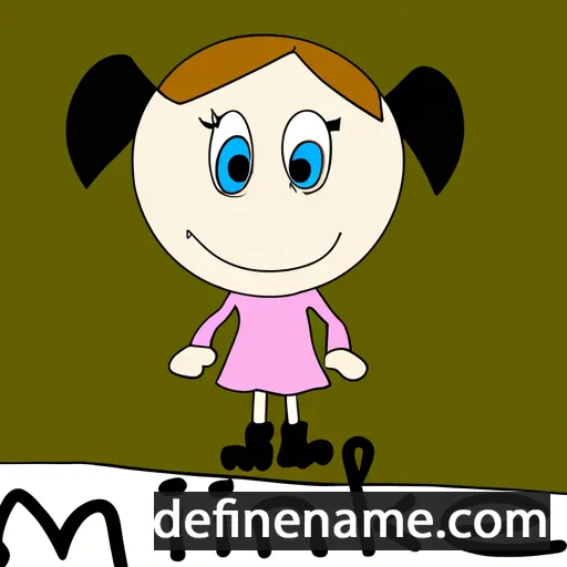 cartoon of the name Mineke