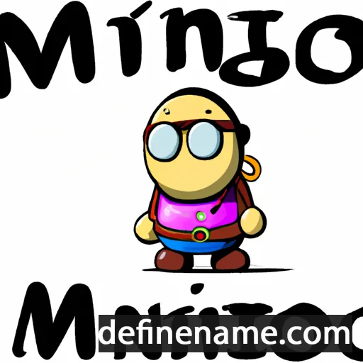 cartoon of the name Minguito