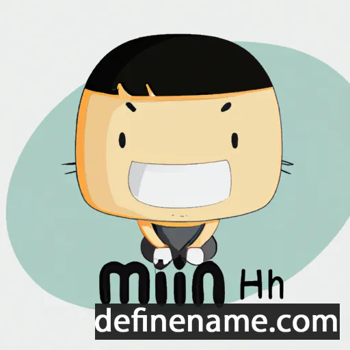 cartoon of the name Minhhai