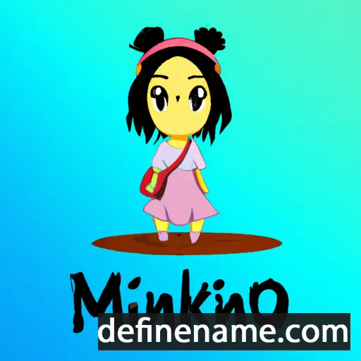 cartoon of the name Miniko