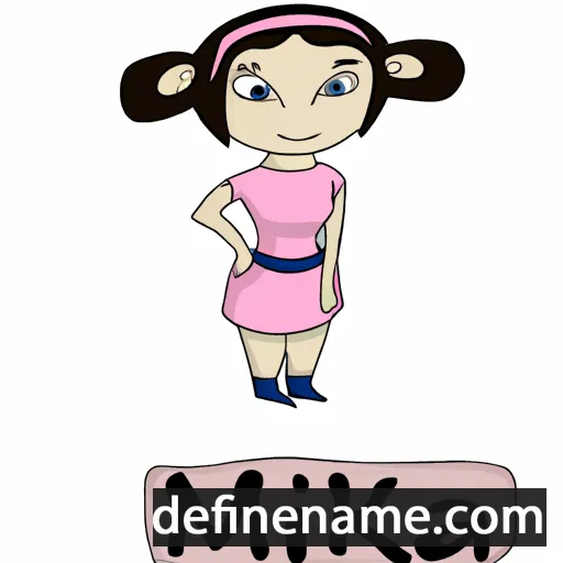 cartoon of the name Minka