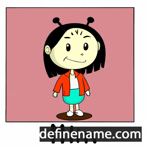 cartoon of the name Minli