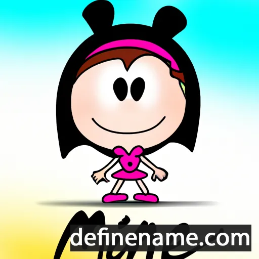 cartoon of the name Minne