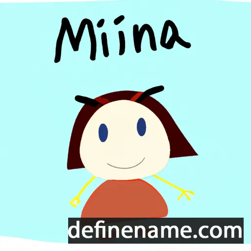 Minnia cartoon