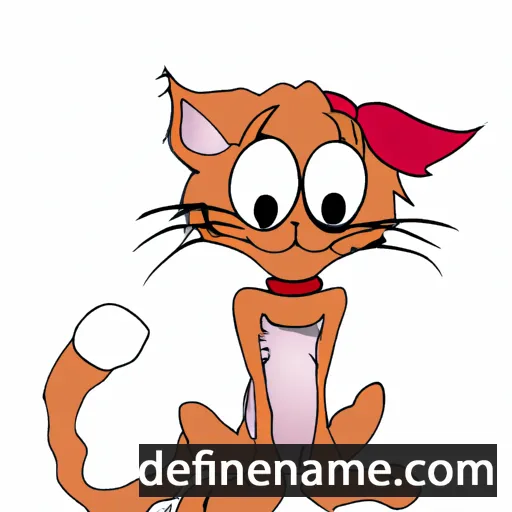 cartoon of the name Minou