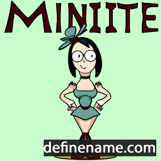 cartoon of the name Minuet