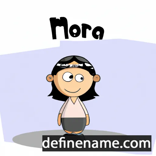 cartoon of the name Mioara