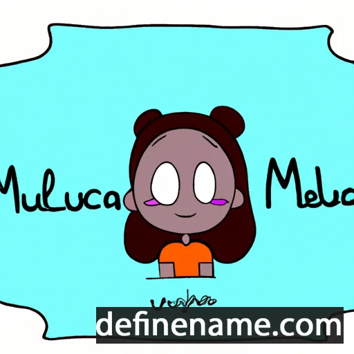 cartoon of the name Miquèla