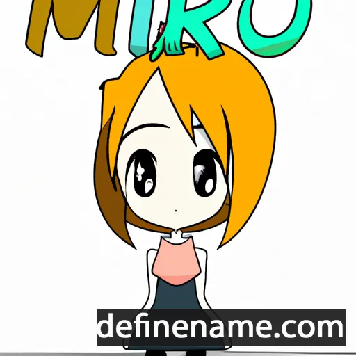 Mirai cartoon