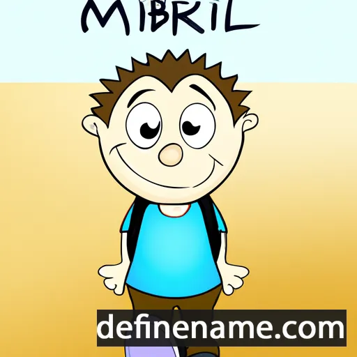 cartoon of the name Miralem