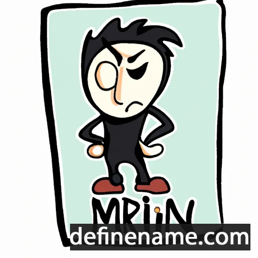 cartoon of the name Miran