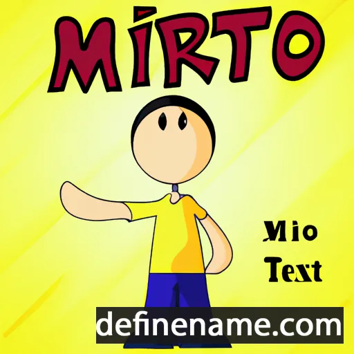 cartoon of the name Mirato