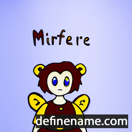 cartoon of the name Mirefleur