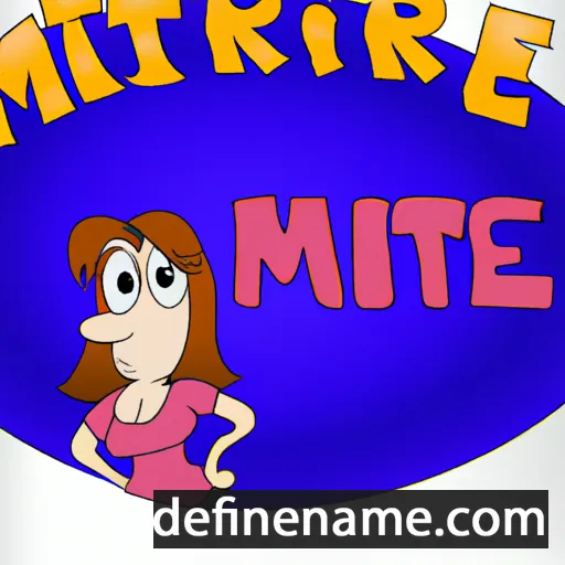 cartoon of the name Mirette