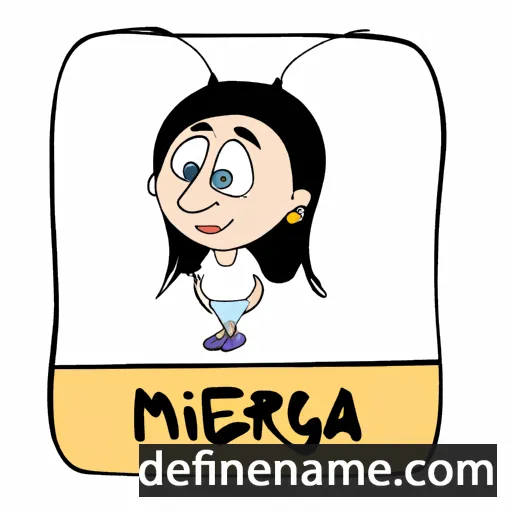 Mirgena cartoon