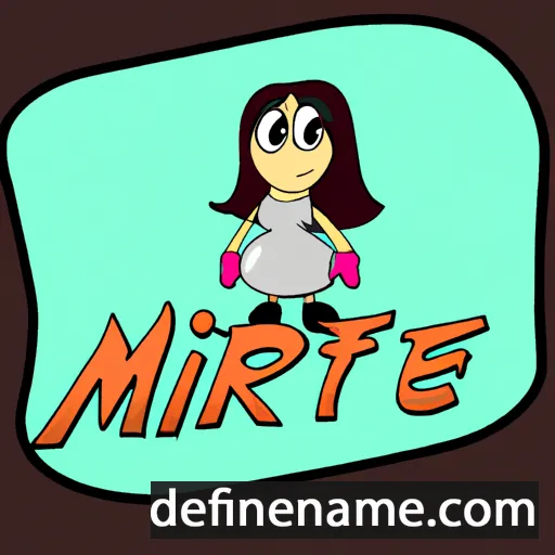 Mirjet cartoon