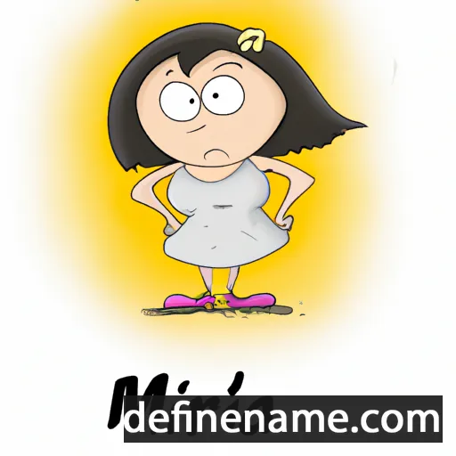 cartoon of the name Mirla