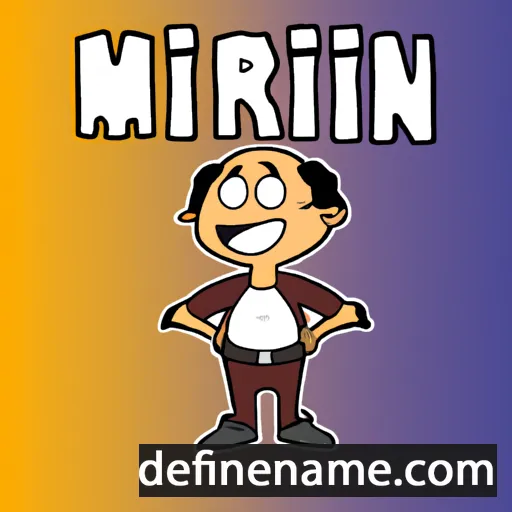 cartoon of the name Mirlan