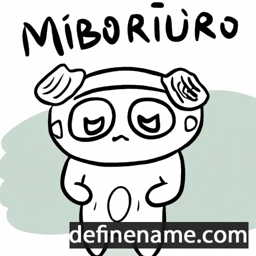 cartoon of the name Mirokumaru