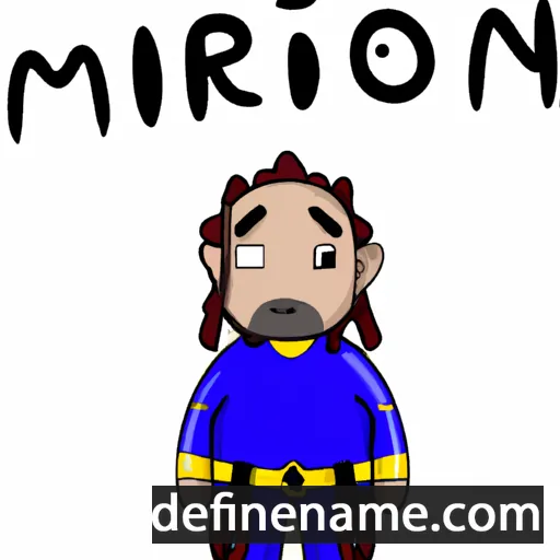 cartoon of the name Mironi