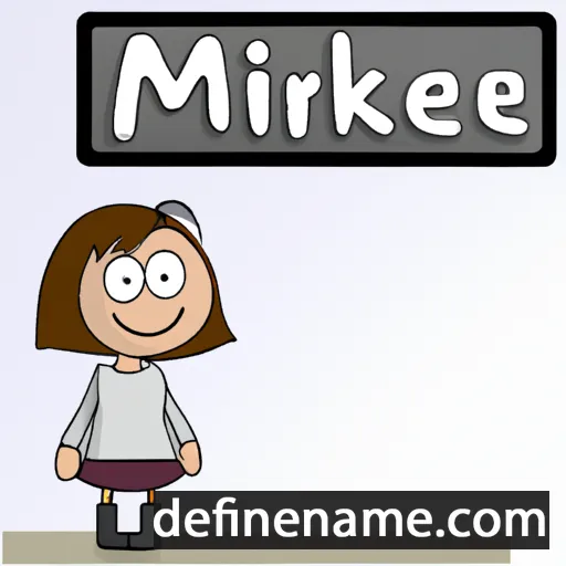 cartoon of the name Mirreke