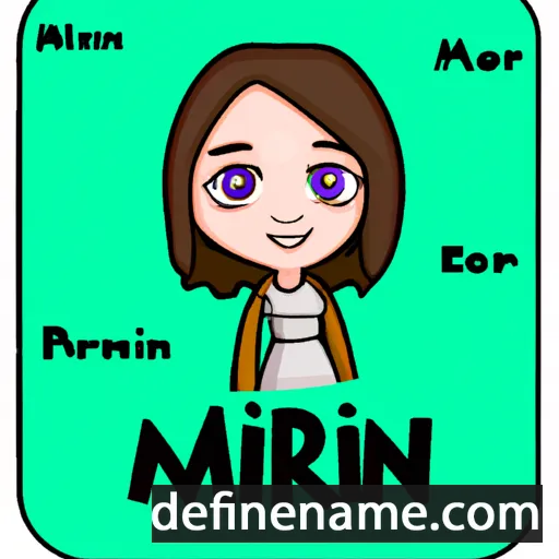 cartoon of the name Mirren