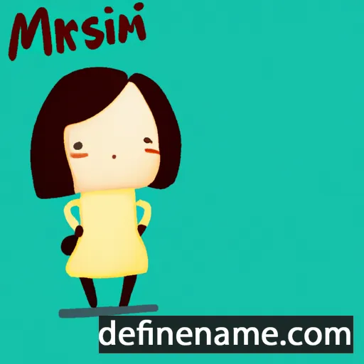 Mirsini cartoon