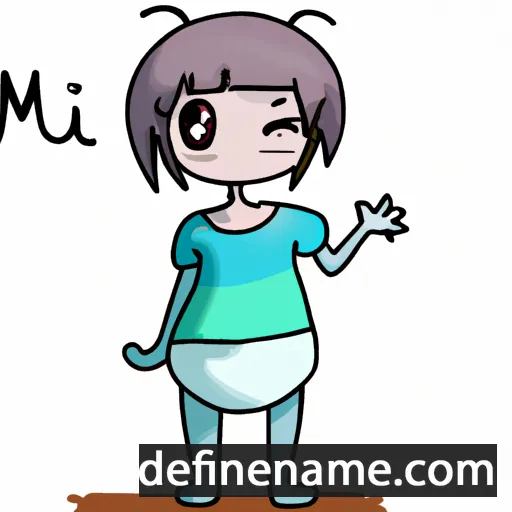 cartoon of the name Miru