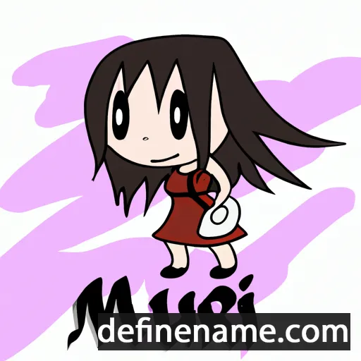 cartoon of the name Miru