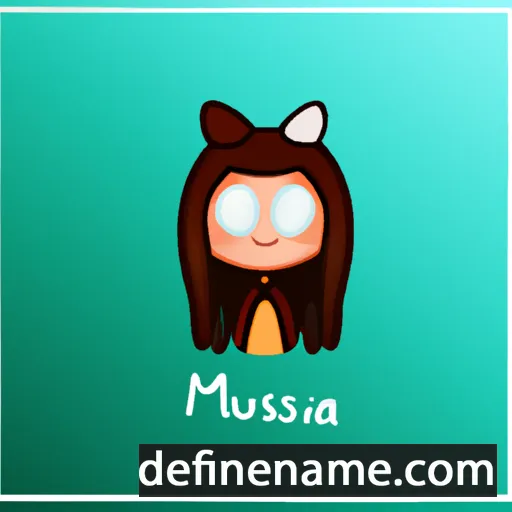 cartoon of the name Mirusia