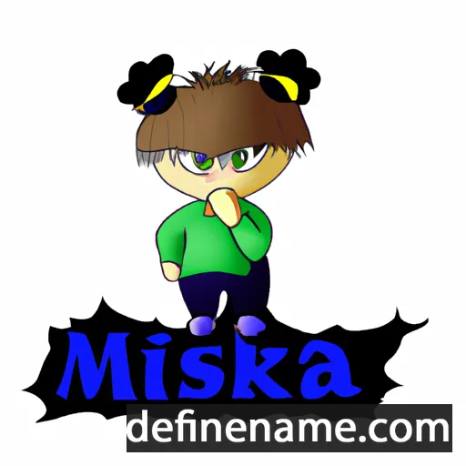 cartoon of the name Miśka